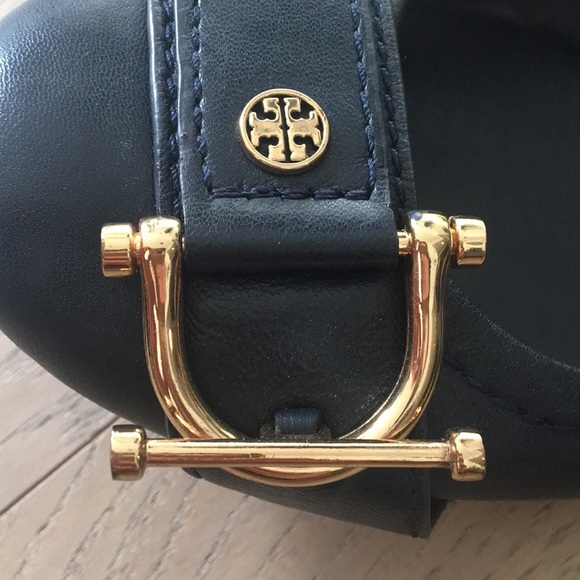 Navy Tory Burch Flats - Picture 3 of 3